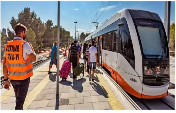 Hiszpania Benidorm dostawa elementów trakcyjnych do przebudowy linii 6 i 9, 2021r